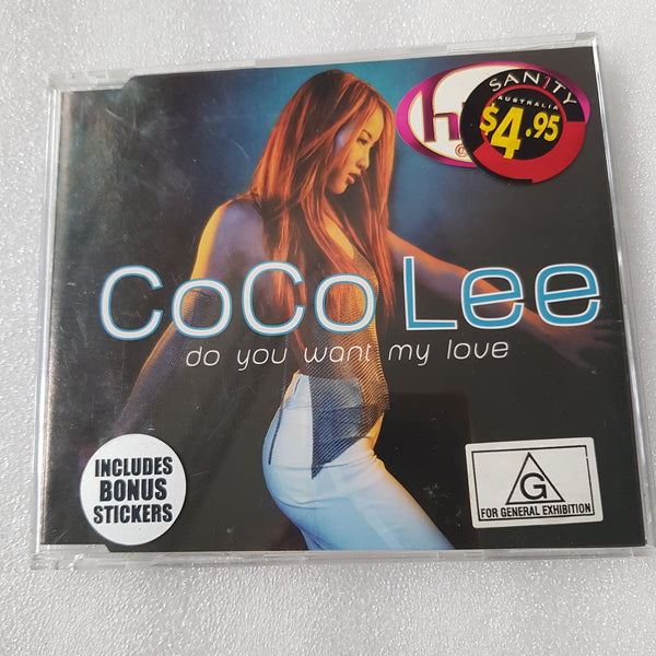 CD coco lee 李玟 do you want my love jewel case little scratches 少花