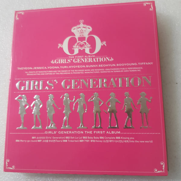 CD girls generation korea pop made in Taiwan