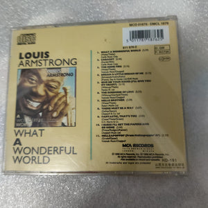 Cd Louis Armstrong  English what a wonderful world