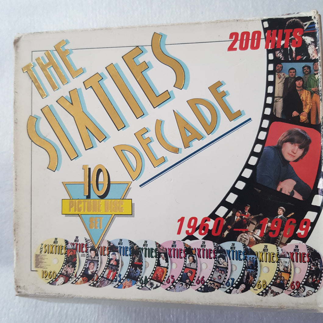 English 200 hit 10 pc cd box set 1960-1968 the sixties decade
