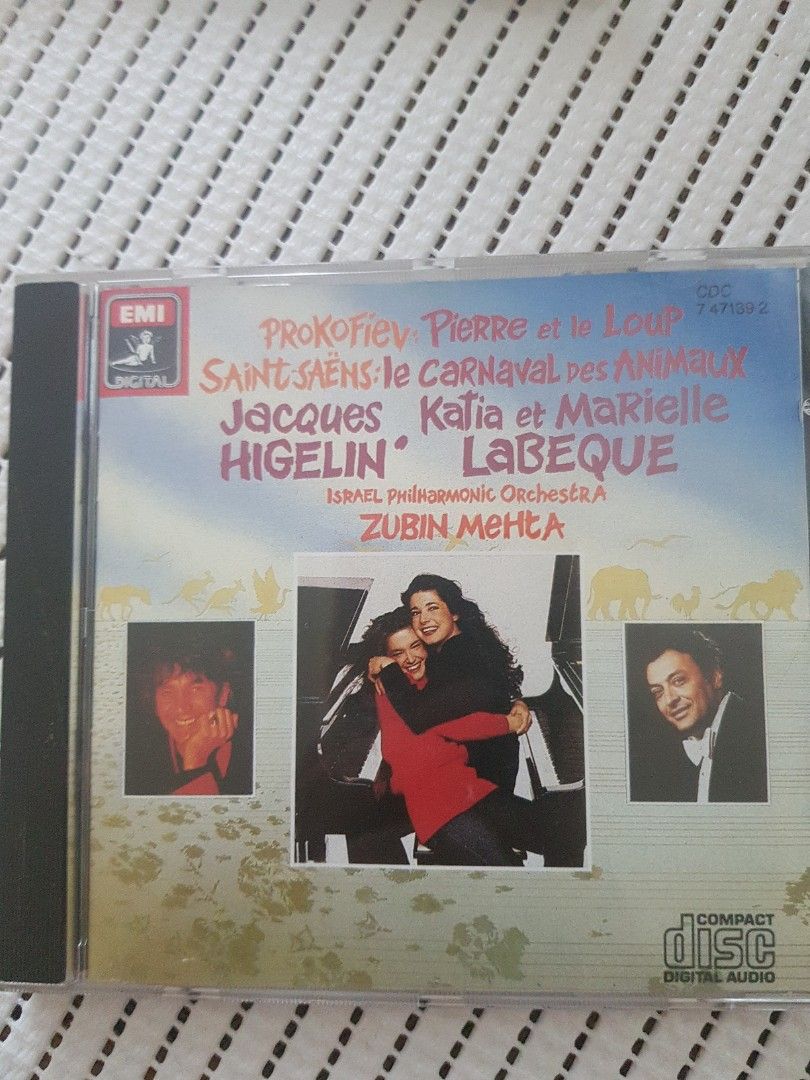 Music cd Serge prokofiev,Camille Saint-Saëns