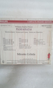 cd|5cd setMozart piano sonatas silver rim phillip English music