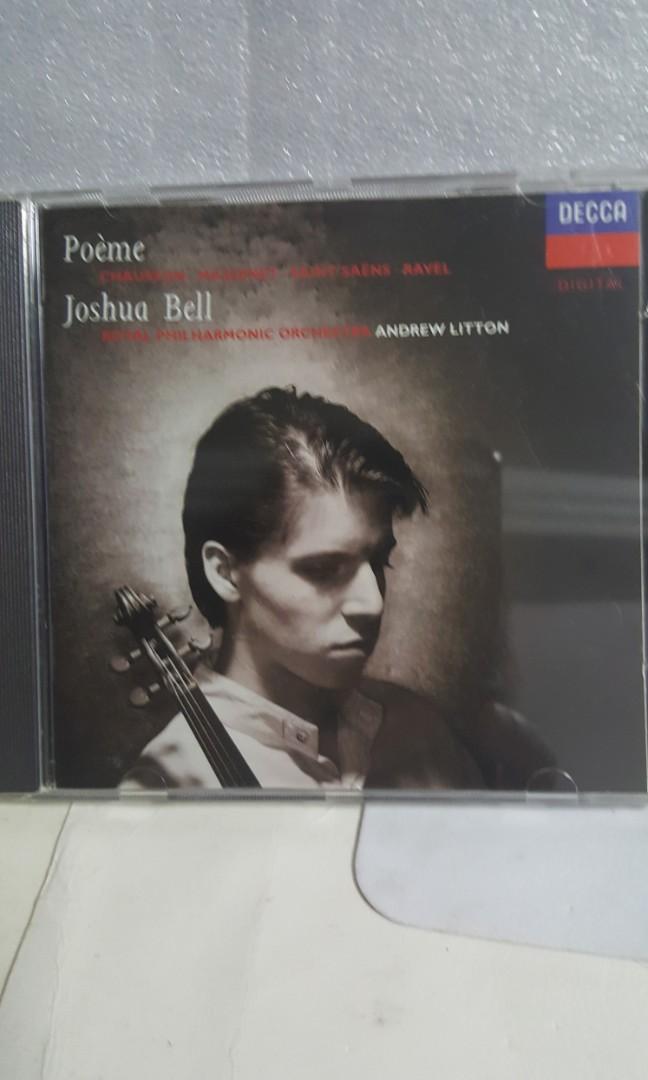 Cd|poeme joshua bell violin orchestra English