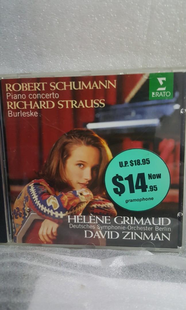 Cd|  Robert schumann piano concerto burleske Rochester music English - GOMUSICFORUM Singapore CDs | Lp and Vinyls 