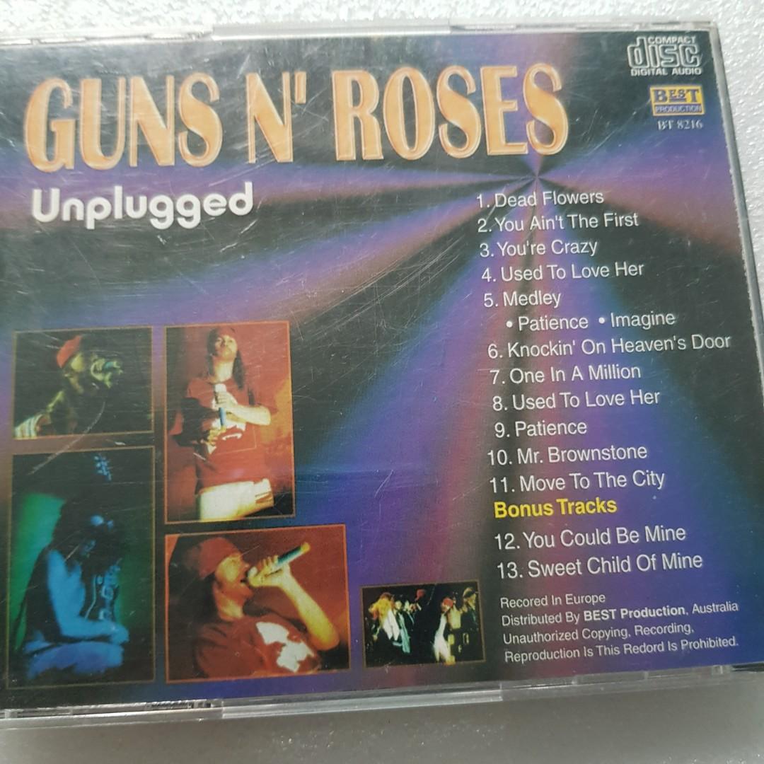 English cd guns n Roses disc some scratches