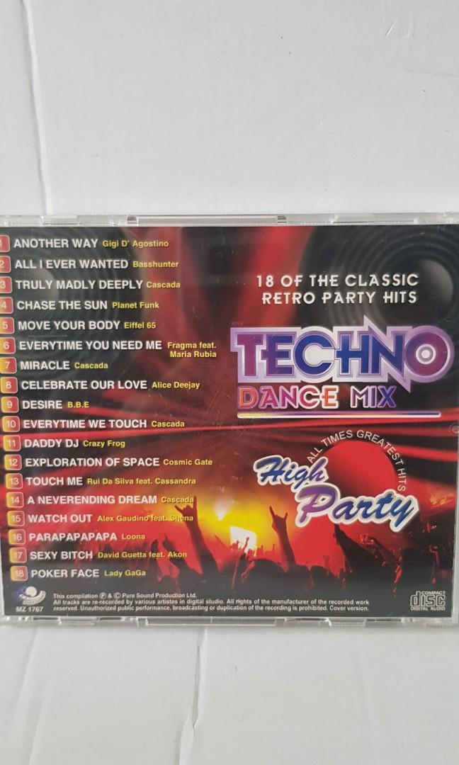 English music techno dance mix classic retro party hit