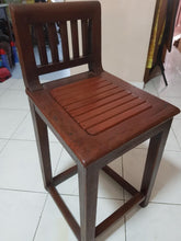 Load image into Gallery viewer, High wooden chair solid
