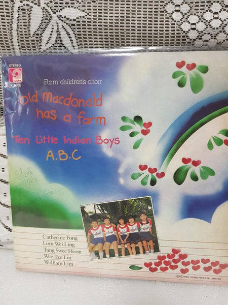 Lps children choir old Macdonald has a farm 4黑胶唱片 儿童歌曲 vinyl - GOMUSICFORUM Singapore CDs | Lp and Vinyls 