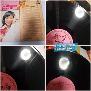 Vinyl lps 新年歌 爱丽 第1面和第2面都有多条 刮痕和萌痕 黑胶唱片